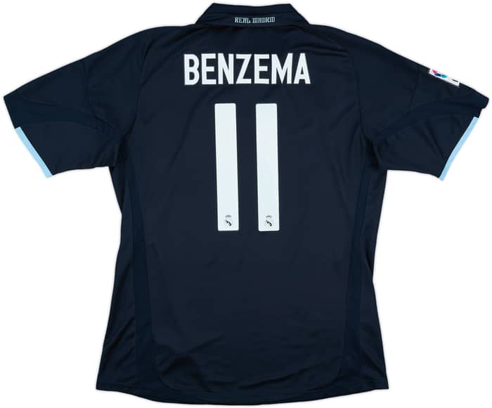 2009-10 Real Madrid Away Shirt Benzema #11 - 8/10 - (L)