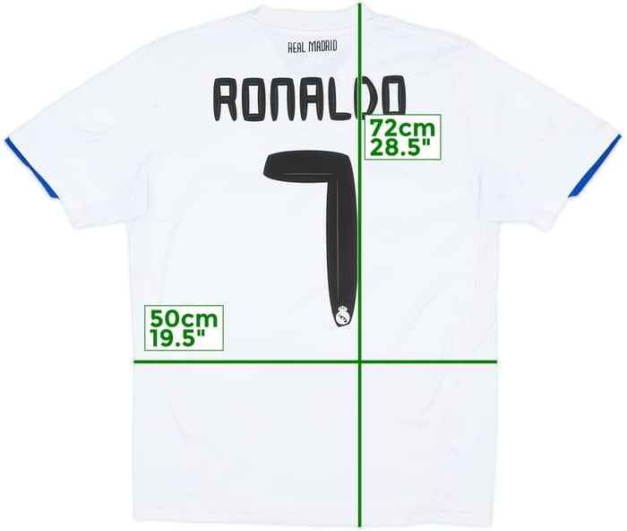 2010-11 Real Madrid Home Shirt Ronaldo #7 - 7/10 - (M)