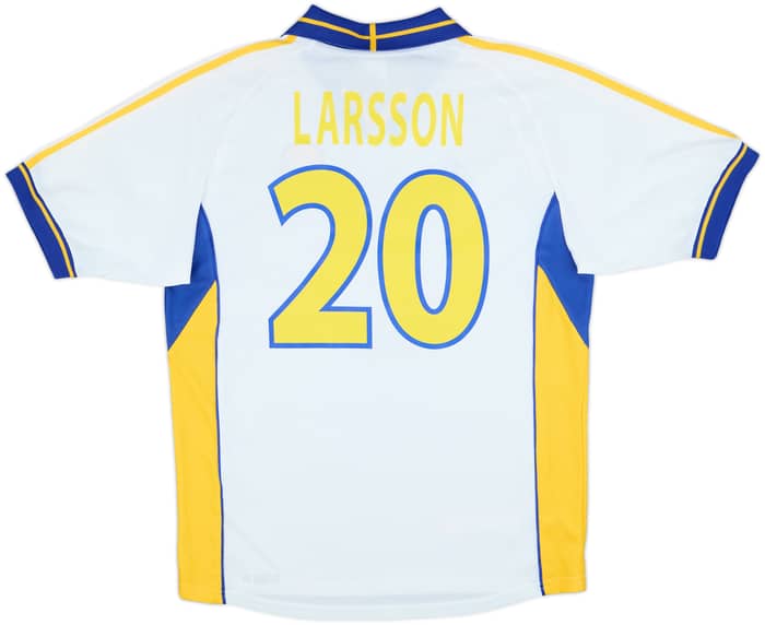 2000-02 Sweden Away Shirt Larsson #20 - 8/10 - (M)