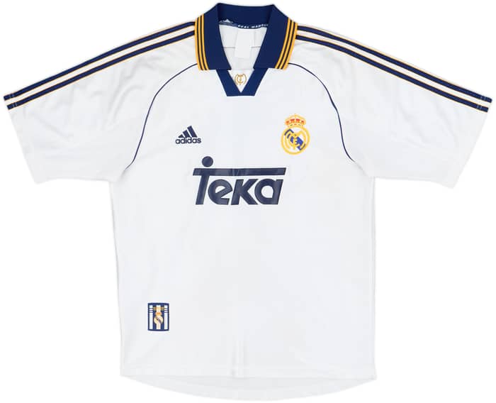 1998-00 Real Madrid Home Shirt Raul #7 - 7/10 - (M)