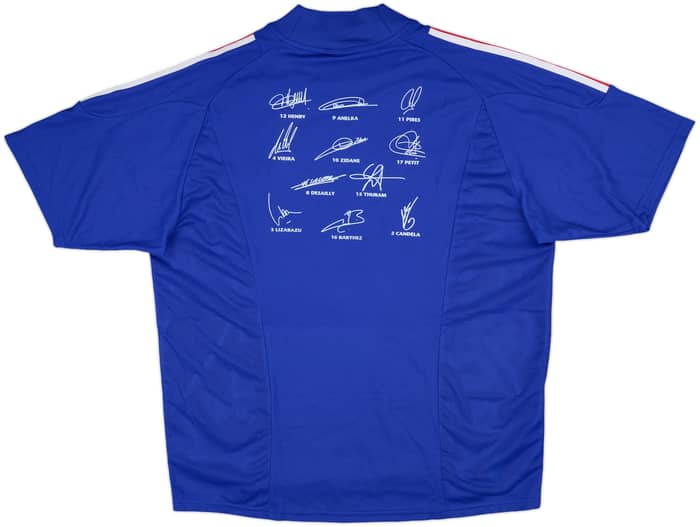 2002-04 France 'Signed' Home Shirt (XL)