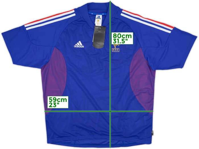 2002-04 France 'Signed' Home Shirt (XL)