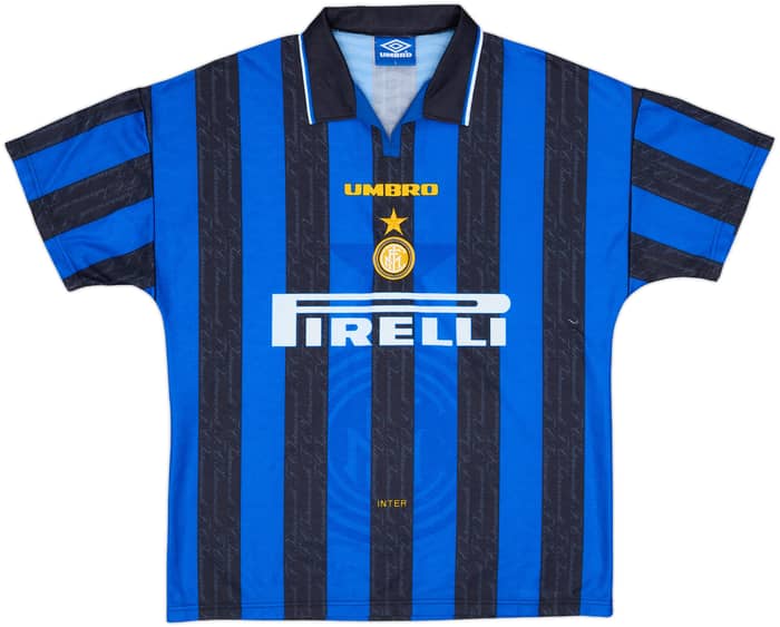 1996-97 Inter Milan Home Shirt Zanetti #4 - 9/10 - (L)