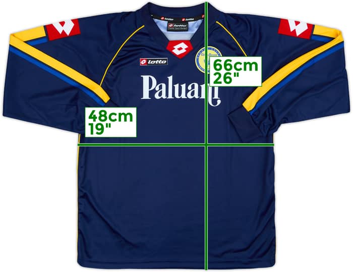 2004-05 Chievo Verona Lotto Scuola Calcio Training L/S Shirt - 9/10 - (XL.Boys)