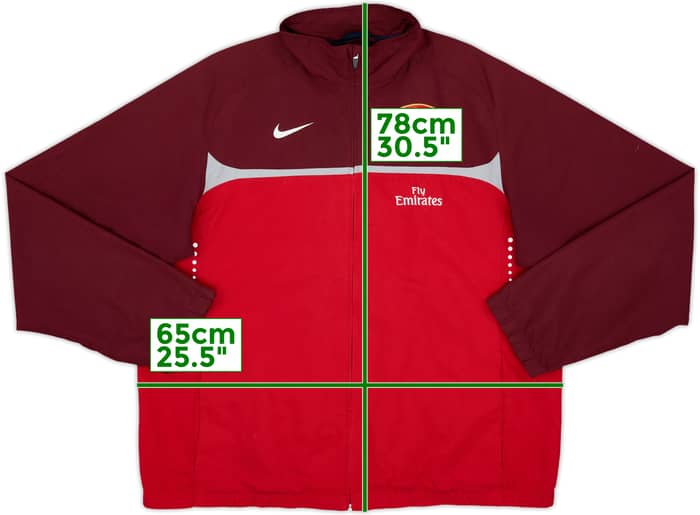 2010-11 Arsenal Nike Track Jacket - 7/10 - (XL)