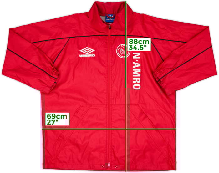 1998-99 Ajax Umbro Track Jacket - 8/10 - (L)