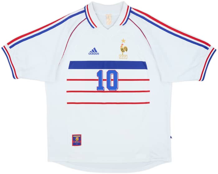 1998 France Away Shirt Zidane #10 - 8/10 - (L)