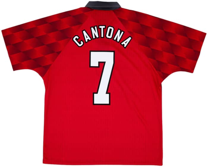 1996-98 Manchester United Home Shirt Cantona #7 - 10/10 - (L)
