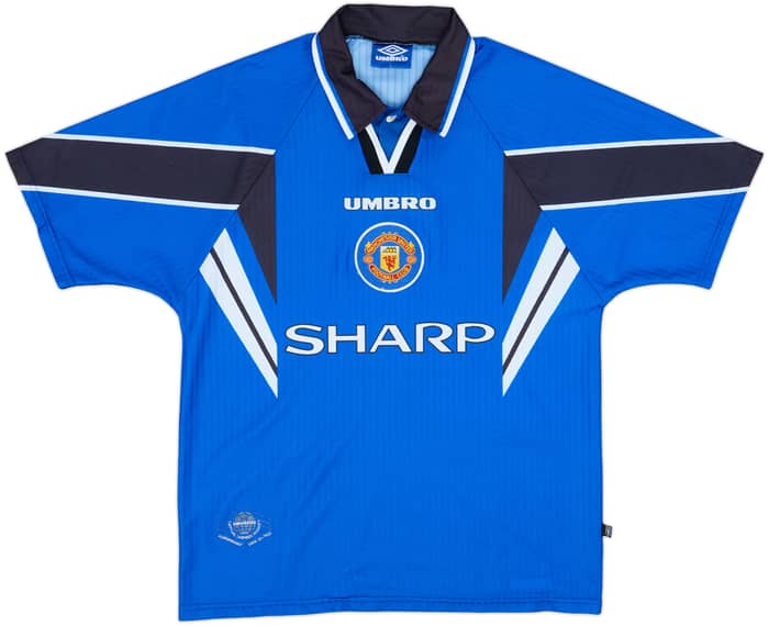 1996-98 Manchester United Third Shirt Beckham #10 - 8/10 - (L)