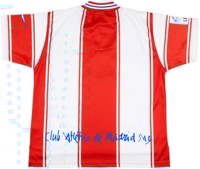 1999-00 Atletico Madrid Home Shirt - 6/10 - (S)