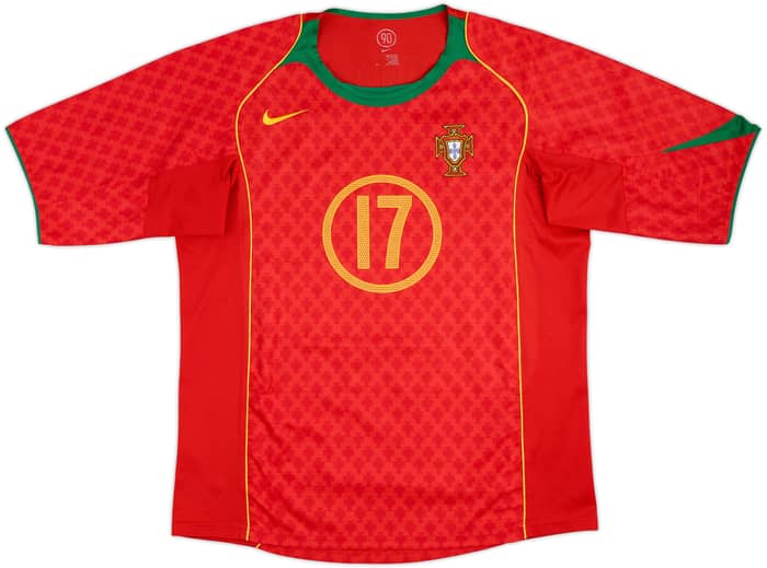 2004-06 Portugal Local Camiseta C.Ronaldo #17 - 8/10 - (L)