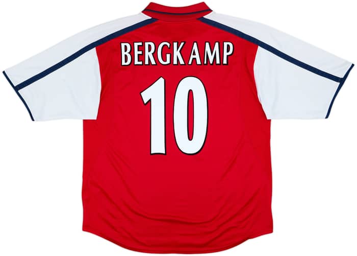 2000-02 Arsenal Home Shirt Bergkamp #10 - 7/10 - (XL)