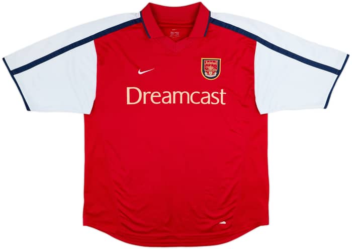 2000-02 Arsenal Home Shirt Bergkamp #10 - 7/10 - (XL)