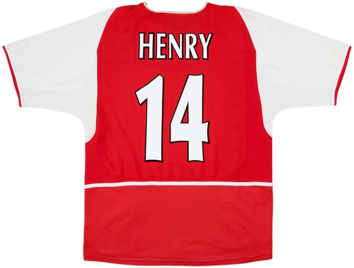 2002-04 Arsenal Home Shirt Henry #14 - 8/10 - (M)