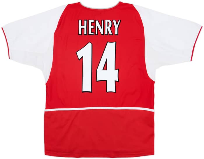 2002-04 Arsenal Home Shirt Henry #14 - 8/10 - (M)