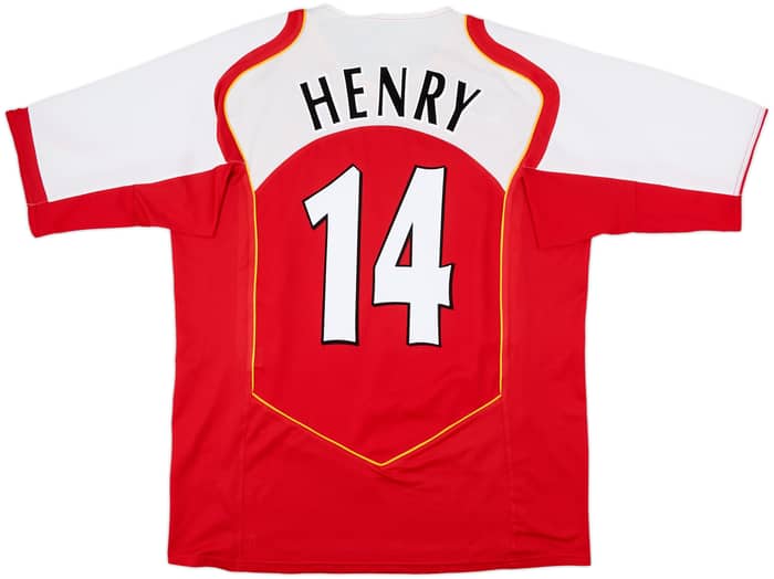 2004-05 Arsenal Home Shirt Henry #14 - 8/10 - (XL)