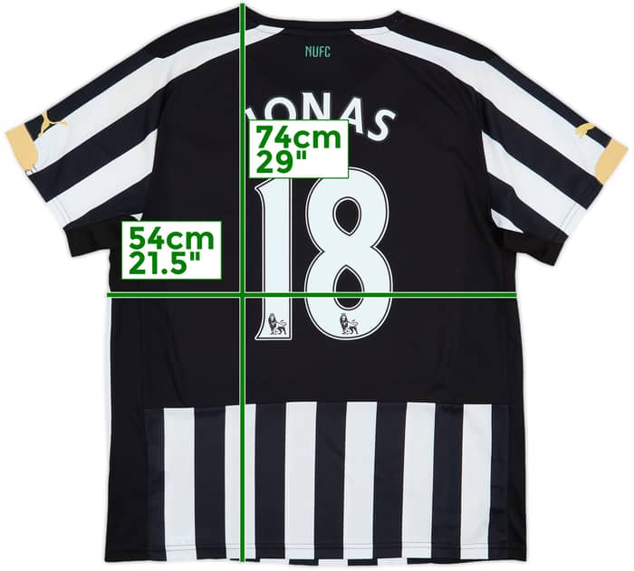 2014-15 Newcastle Home Shirt Jonas #18 - 6/10 - (M)
