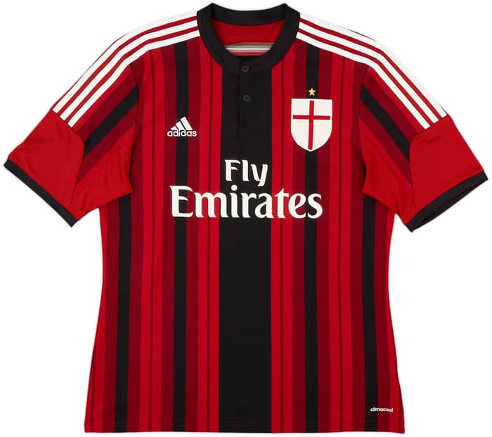 2014-15 AC Milan Home Shirt Balotelli #45 - 10/10 - (L)