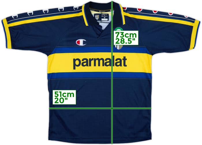 1999-00 Parma Third Shirt Crespo #9 - 8/10 - (M)