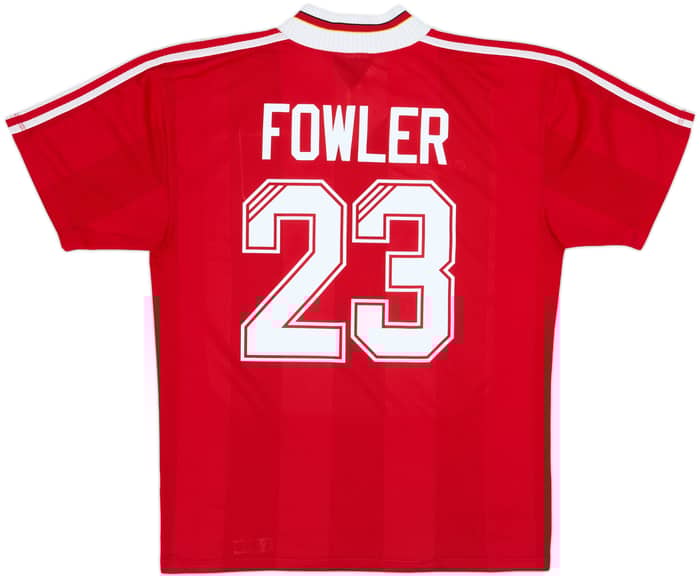 1995-96 Liverpool Home Shirt Fowler #23 - 7/10 - (M)