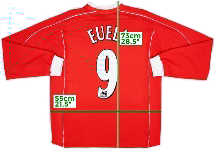 2002-03 Charlton Home L/S Shirt Euell #9 - 10/10 - (L)