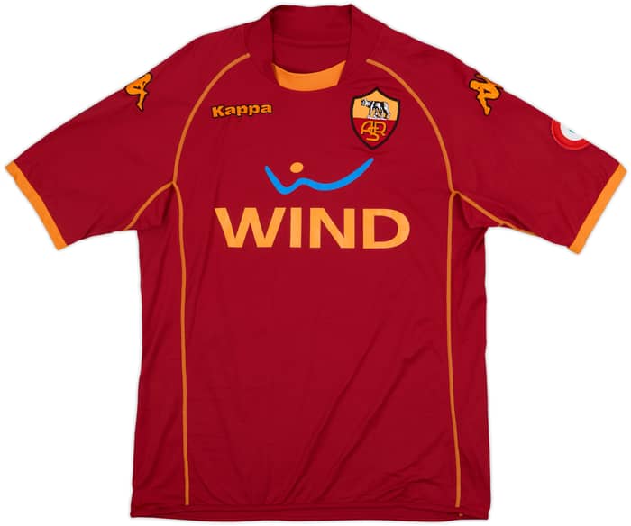 2008-09 Roma Home Shirt Totti #10 - 8/10 - (L)