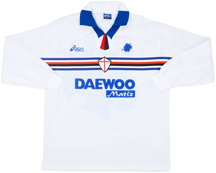 1998-99 Sampdoria Away L/S Shirt - 8/10 - (XL)