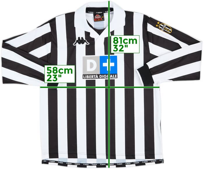 1998-99 Juventus Match Issue Home L/S Shirt #2