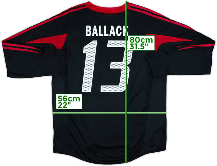 2004-05 Bayern Munich Player Issue Third L/S Shirt Ballack #13 - 8/10 - (XL)
