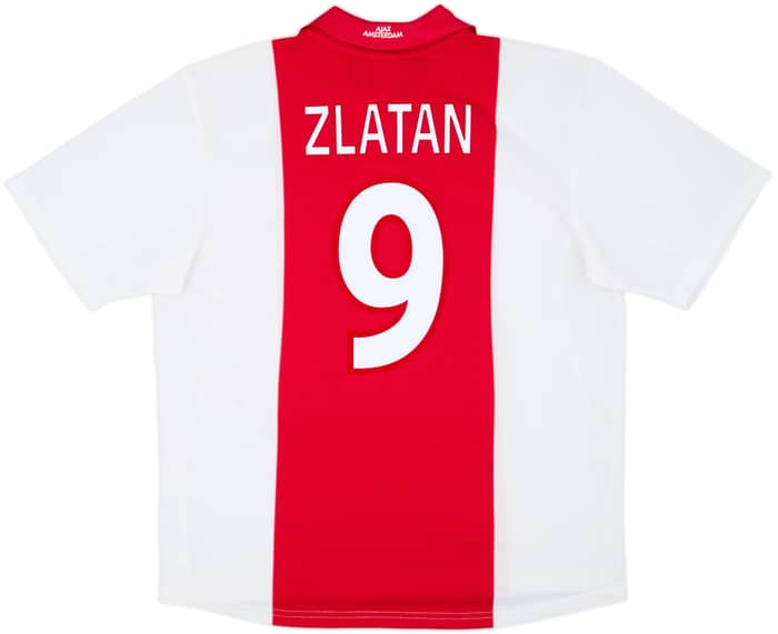 2001-02 Ajax Home Shirt Zlatan #9 - 10/10 - (L)