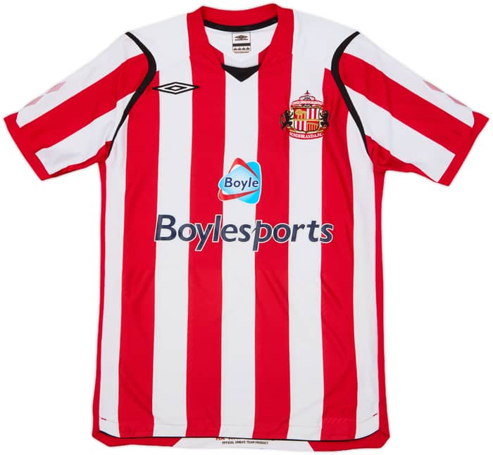 2008-09 Sunderland Home Shirt Yorke #19 - 8/10 - (S)