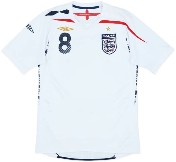 2007-09 England Home Shirt Lampard #8 - 5/10 - (S)