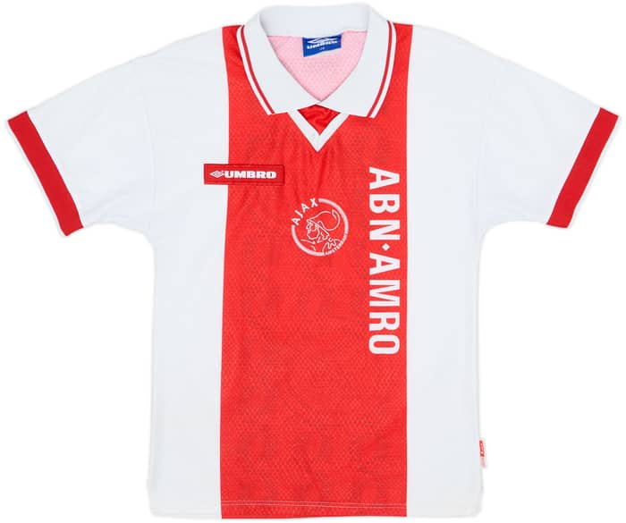 1998-99 Ajax Home Shirt F.De Boer #4 - 6/10 - (Y)