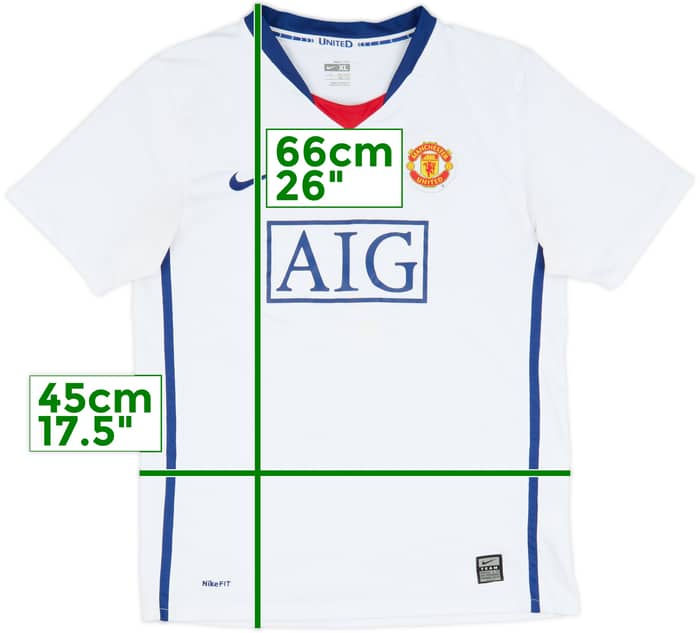 2008-10 Manchester United Away Shirt - 5/10 - (XL.Boys)