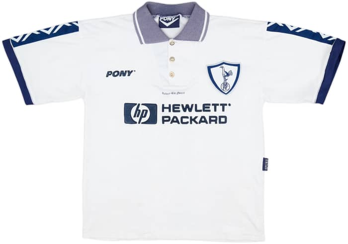 1995-97 Tottenham Home Shirt Sheringham #10 - 7/10 - (M)