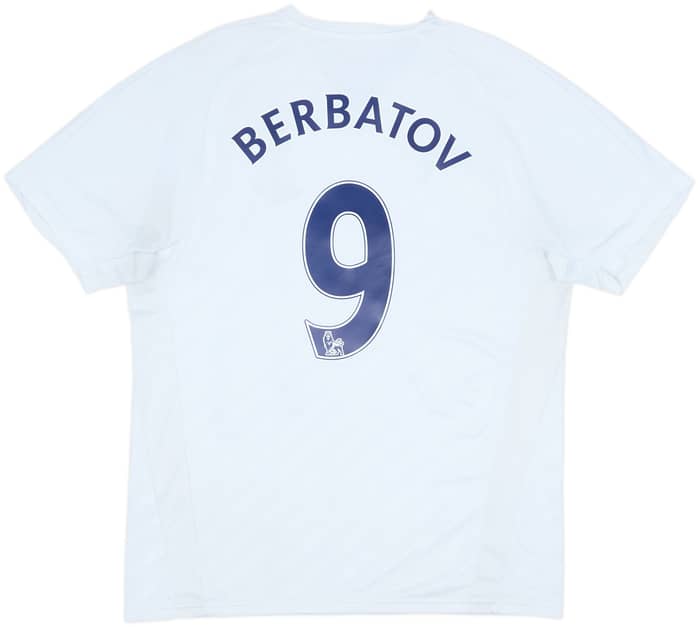 2007-08 Tottenham Home Shirt Berbatov #9 - 6/10 - (XL)