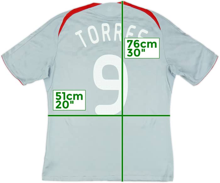 2008-09 Liverpool Away Shirt Torres #9 - 6/10 - (L)