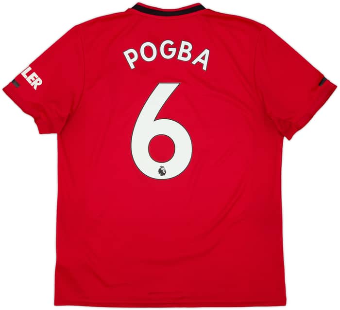 2019-20 Manchester United Home Shirt Pogba #6 - 6/10 - (L)