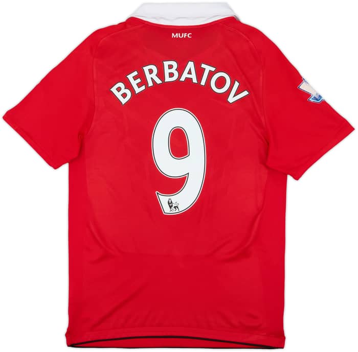 2010-11 Manchester United Home Shirt Berbatov #9 - 6/10 - (S)