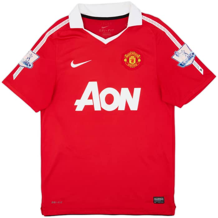 2010-11 Manchester United Home Shirt Berbatov #9 - 6/10 - (S)