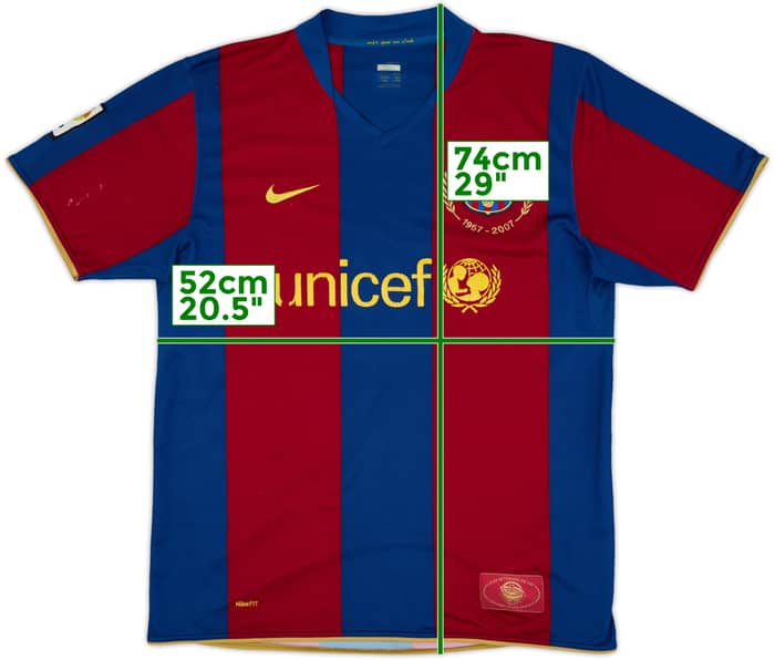 2007-08 Barcelona Home Shirt - 5/10 - (L)