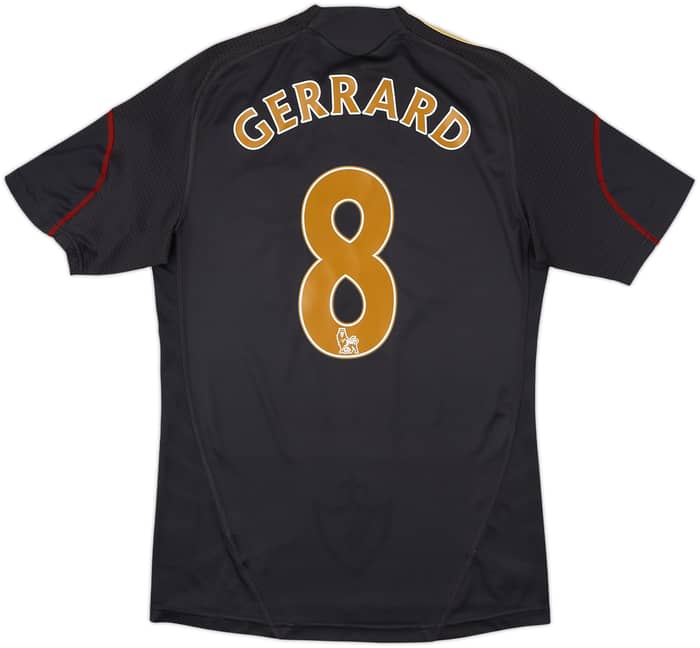 2009-10 Liverpool Away Shirt Gerrard #8 - 7/10 - (S)