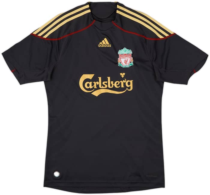 2009-10 Liverpool Away Shirt Gerrard #8 - 7/10 - (S)