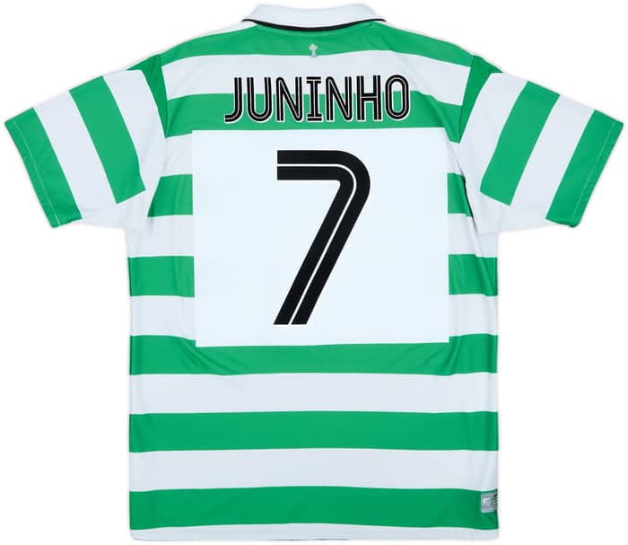 2004-05 Celtic Home Shirt Juninho #7 - 6/10 - (L)