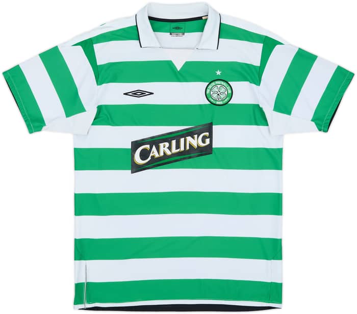 2004-05 Celtic Home Shirt Juninho #7 - 6/10 - (L)