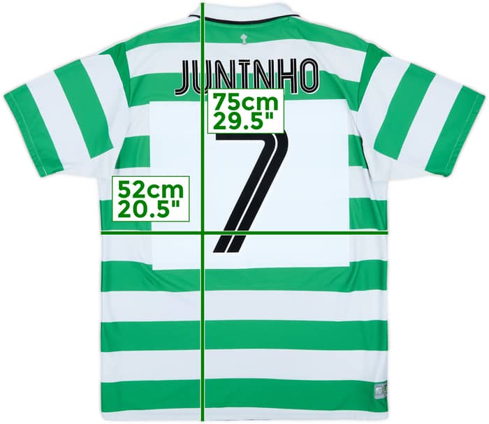 2004-05 Celtic Home Shirt Juninho #7 - 6/10 - (L)