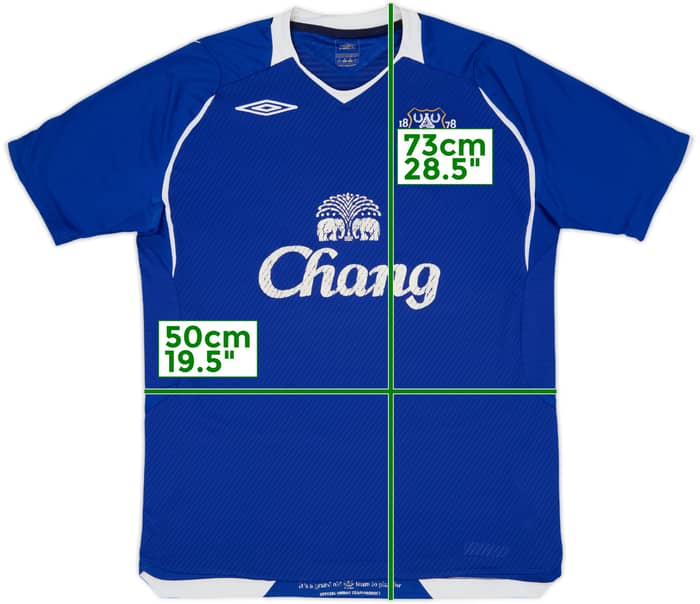 2008-09 Everton Home Shirt - 5/10 - (M)