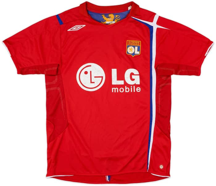 2005-06 Lyon Away Shirt Juninho #8 - 6/10 - (M)