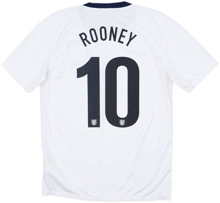 2013 England 150th Anniversary Home Shirt Rooney #10 - 8/10 - (M)