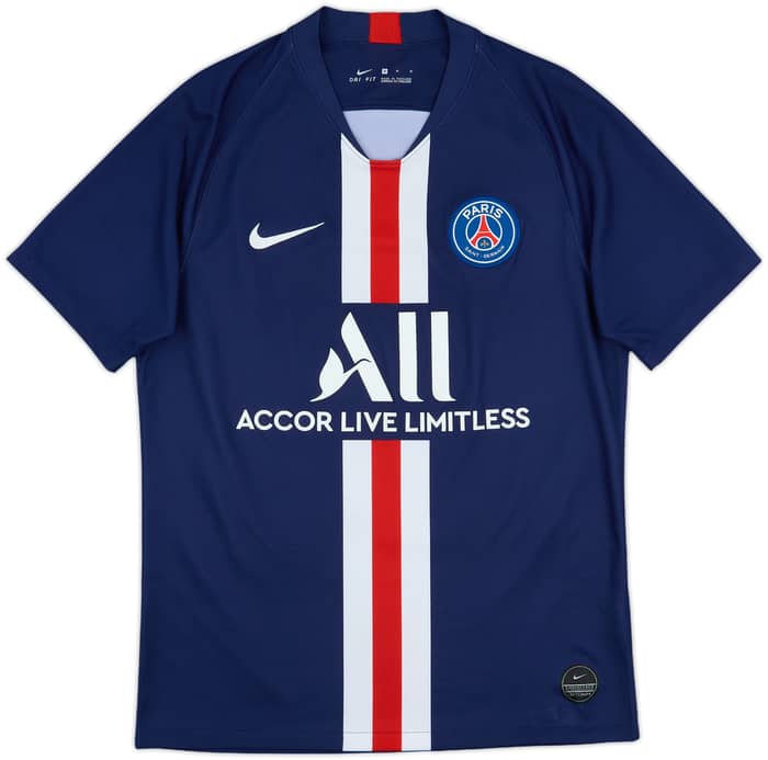2019-20 Paris Saint-Germain Home Shirt Mbappe #7 - 8/10 - (M)